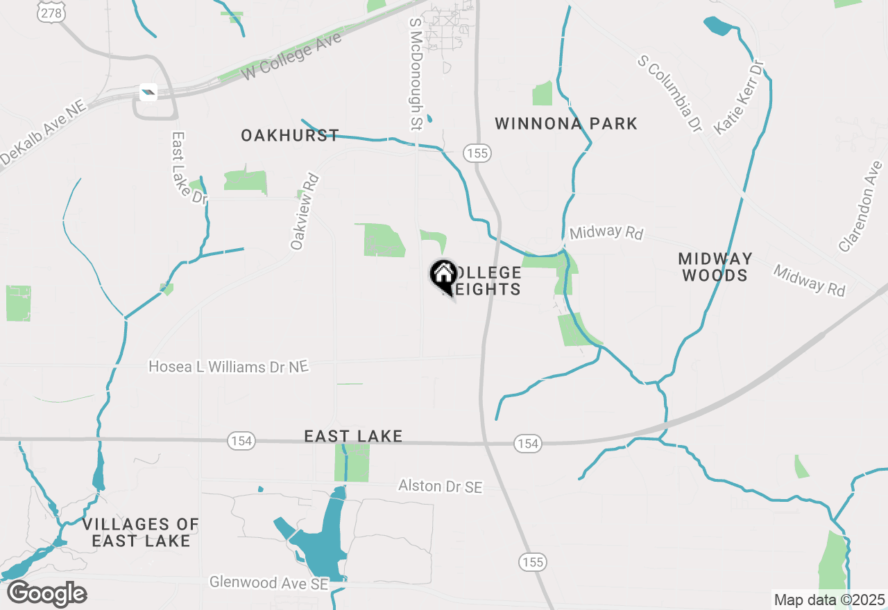 Map of 253 Garland Avenue, Decatur, GA 30030