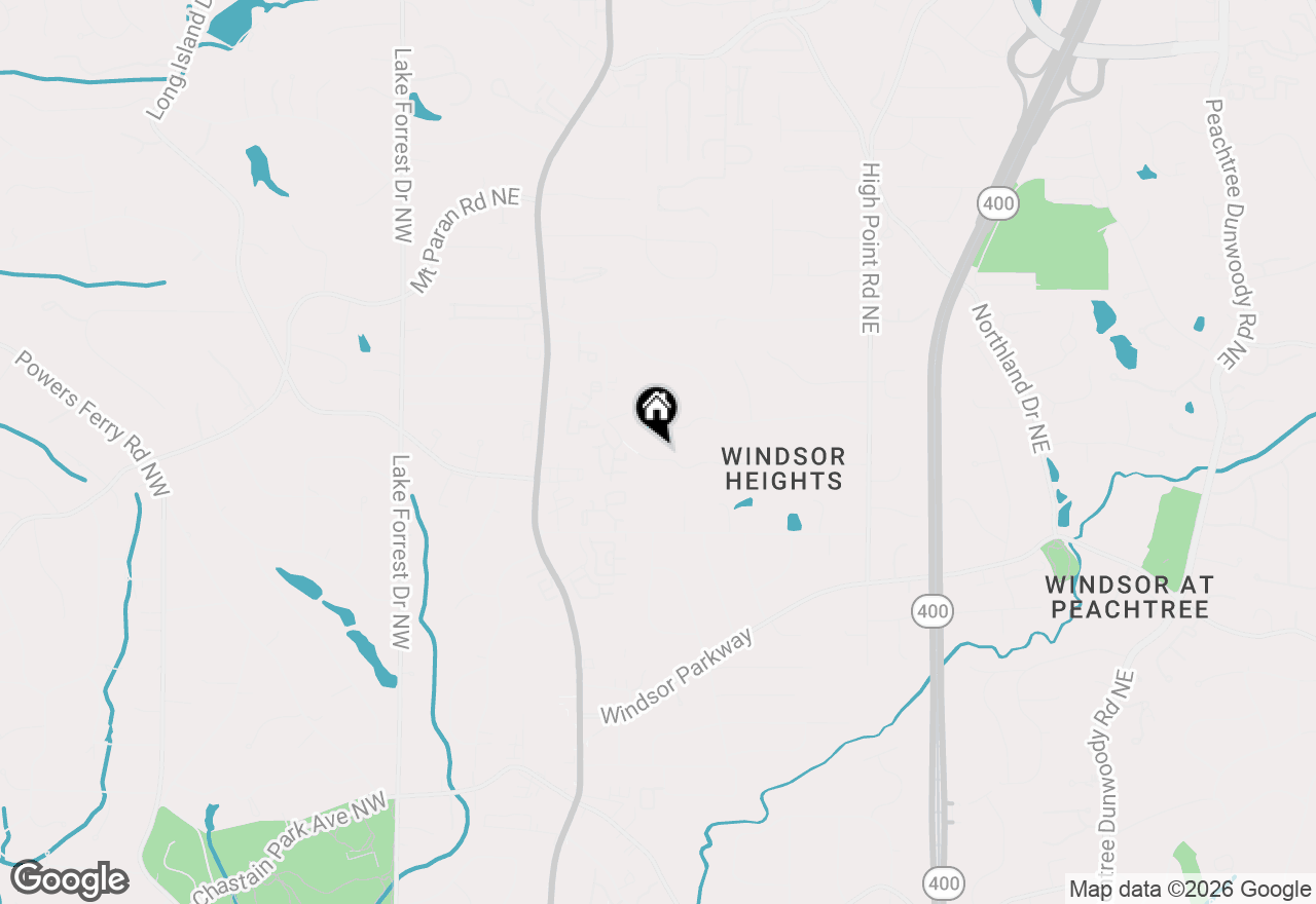 Map of 330 High Brook Drive, Atlanta, GA 30342