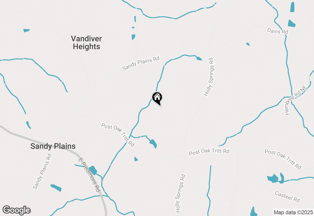 Map of 2540 Alberta Lane, Marietta, GA 30062