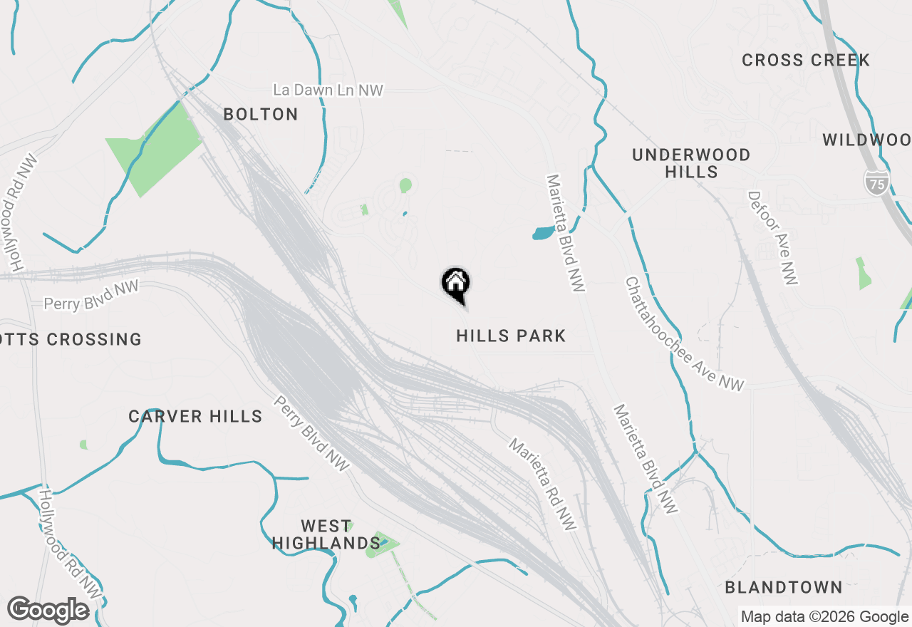 Map of 1768 Marietta Road Nw, Atlanta, GA 30318