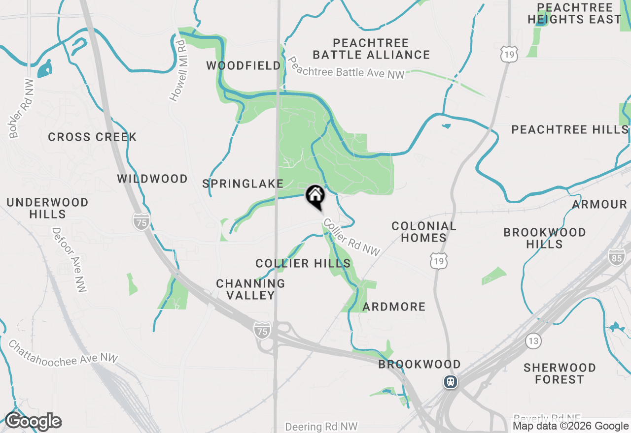 Map of 515 Collier Road, Atlanta, GA 30318