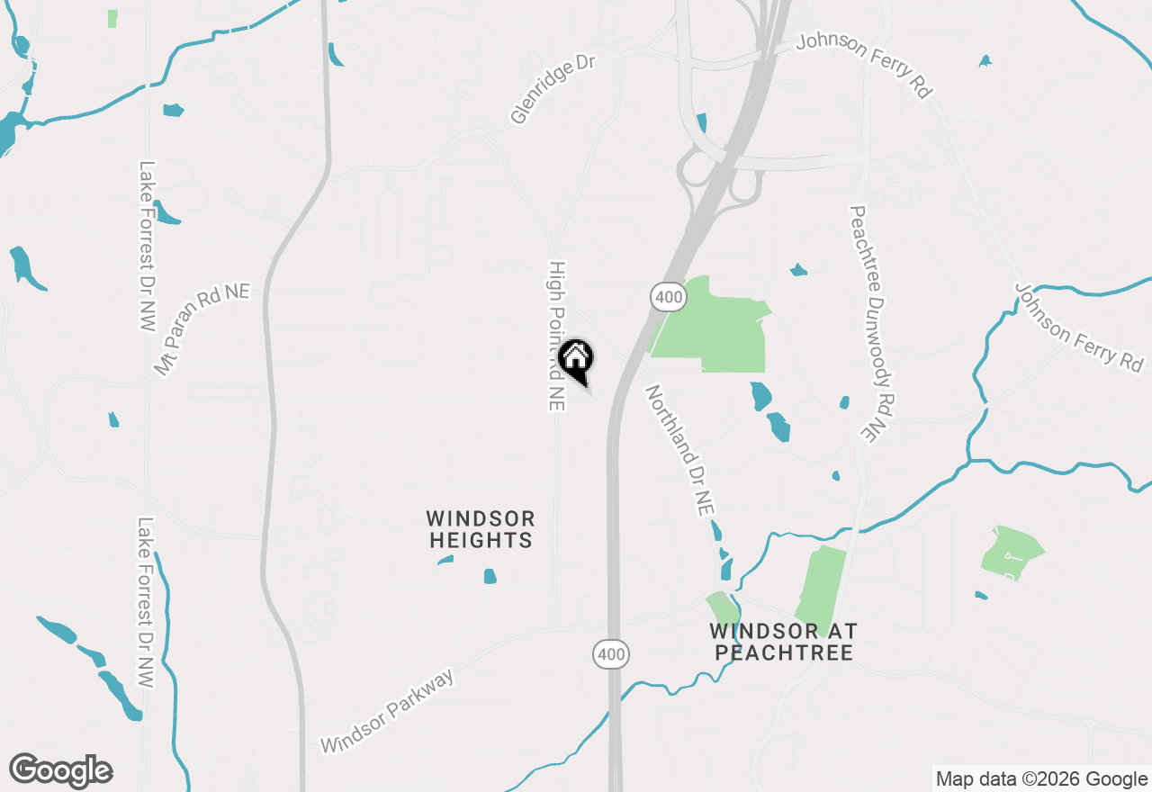 Map of 300 Nell Court, Atlanta, GA 30342