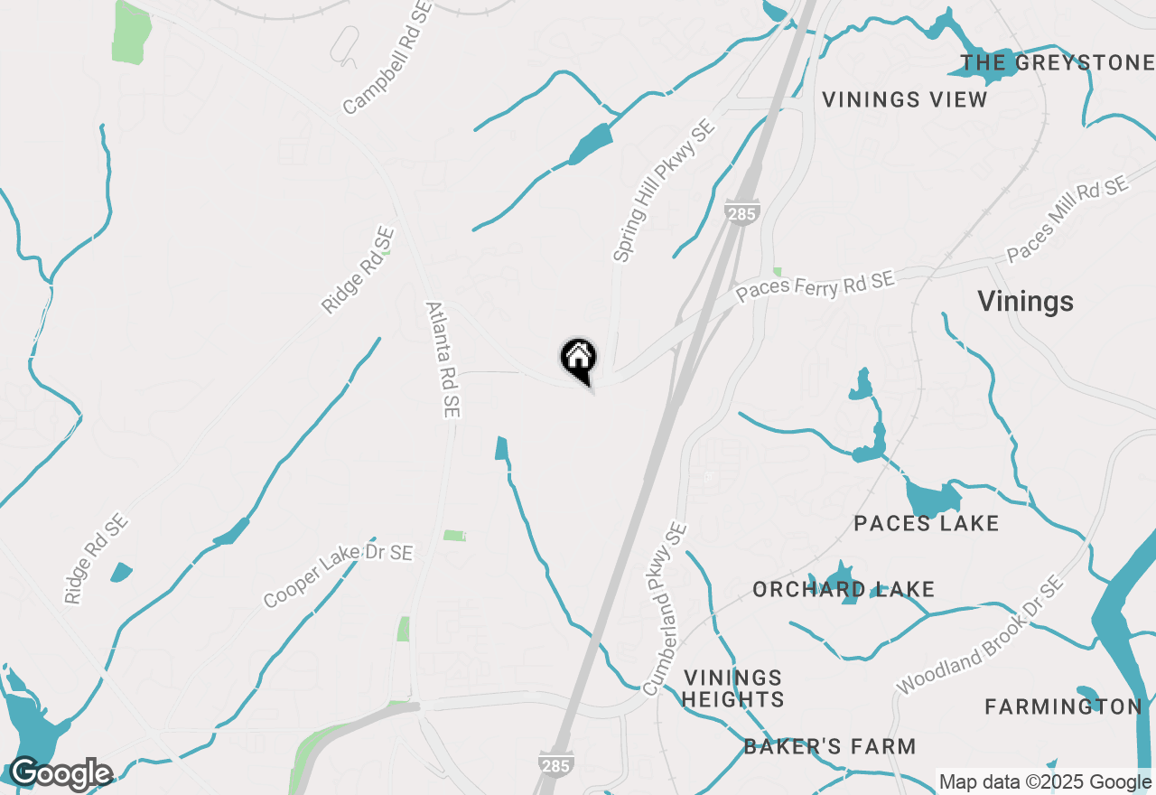 Map of 2346 Paces Ferry Road Se, Smyrna, GA 30080