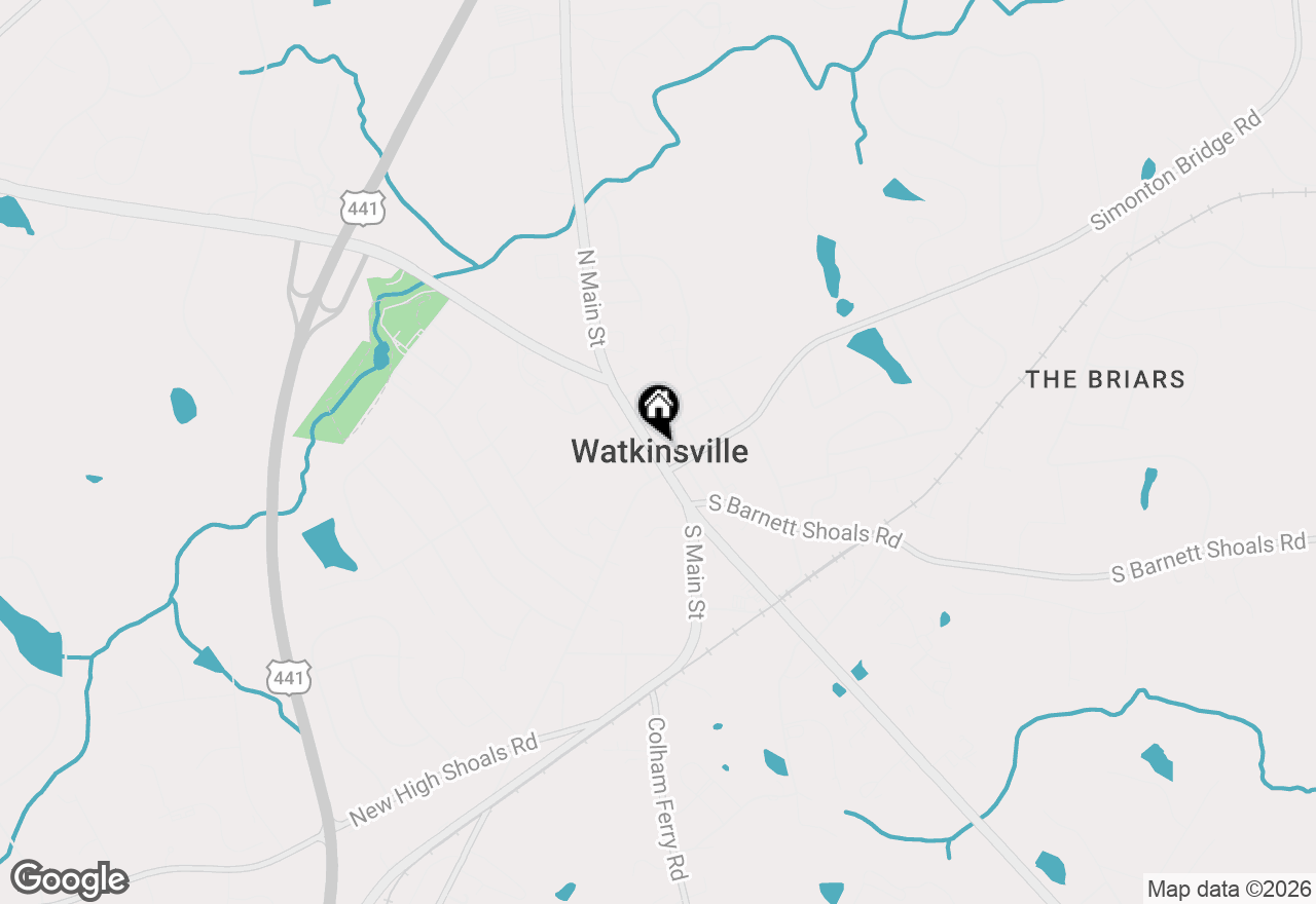 Map of 2770 Stoney Brooke Lane, Watkinsville, GA 30677