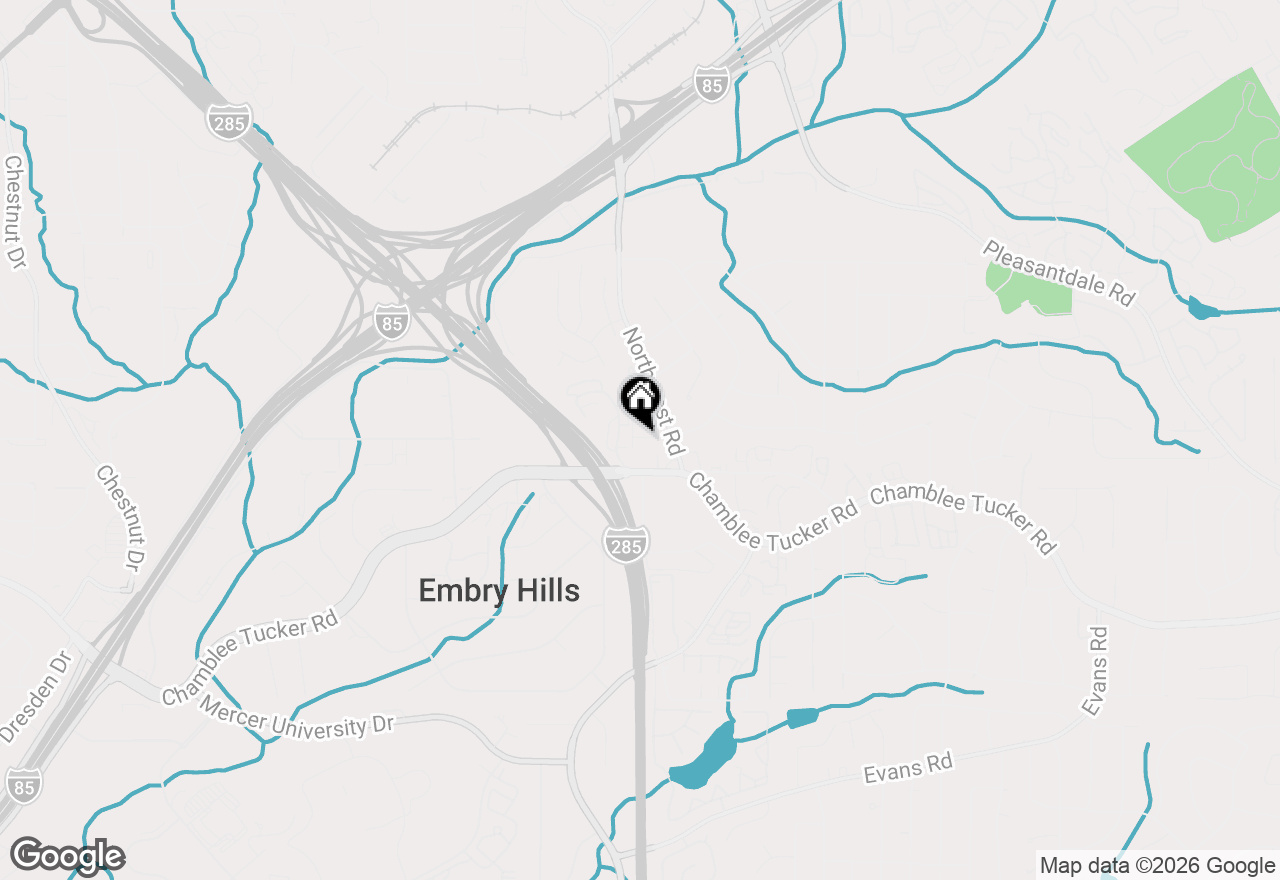 Map of 3322 Northcrest Road #B, Doraville, GA 30340