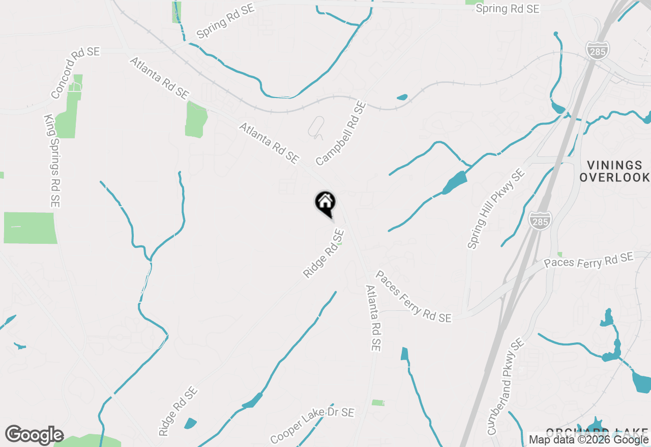 Map of 2027 Ivy Ridge Road Se, Smyrna, GA 30080