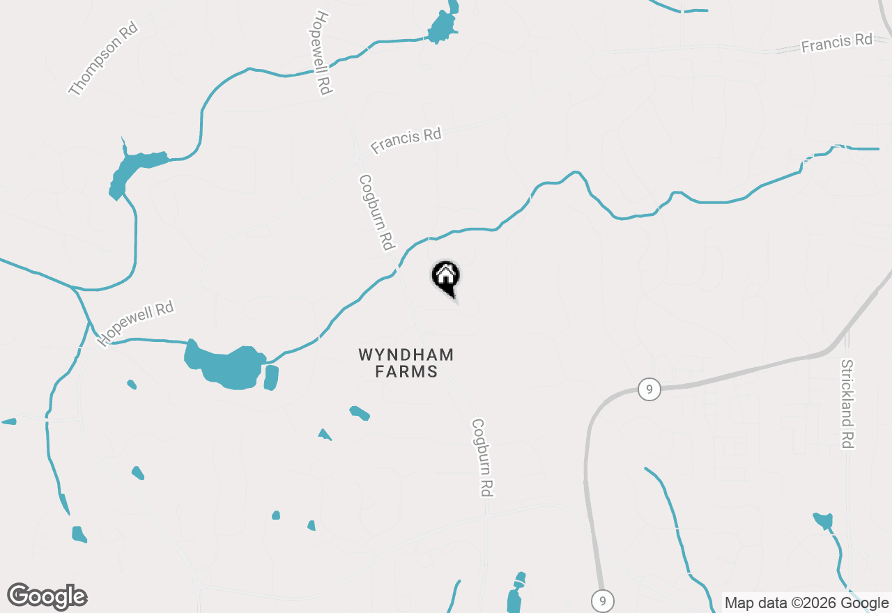 Map of 2720 Cogburn Lane, Milton, GA 30004