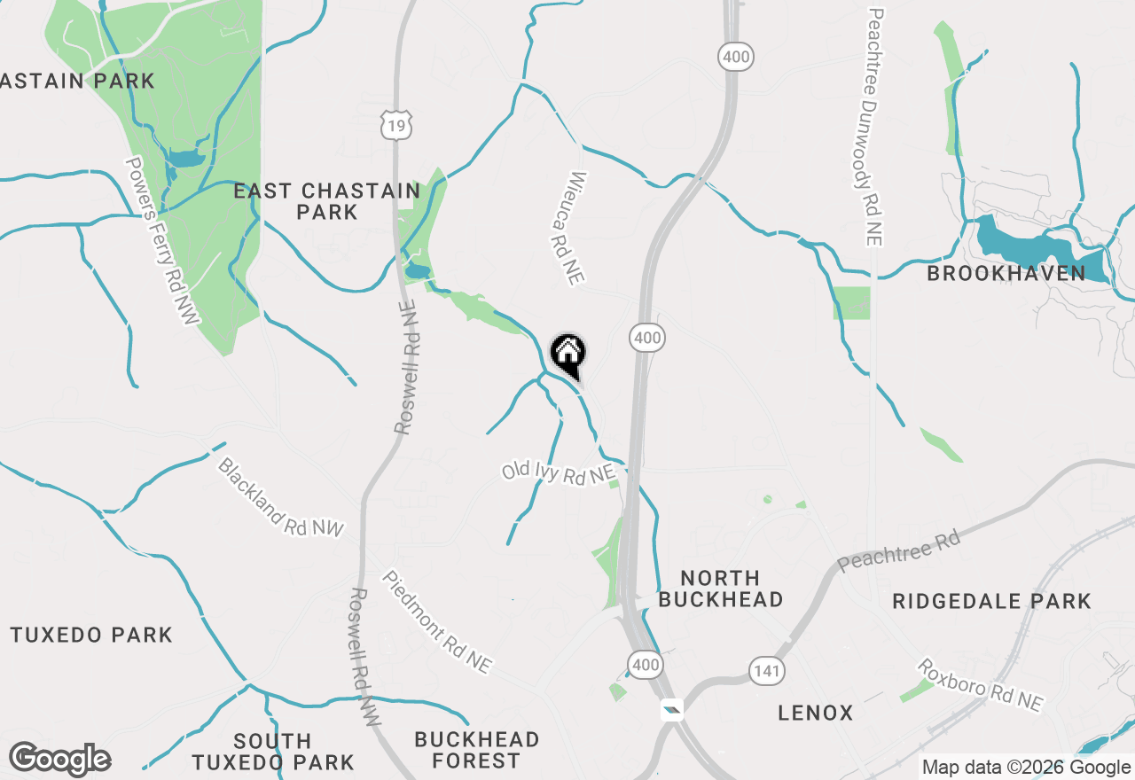 Map of 390 Ivy Knoll Ne, Atlanta, GA 30342