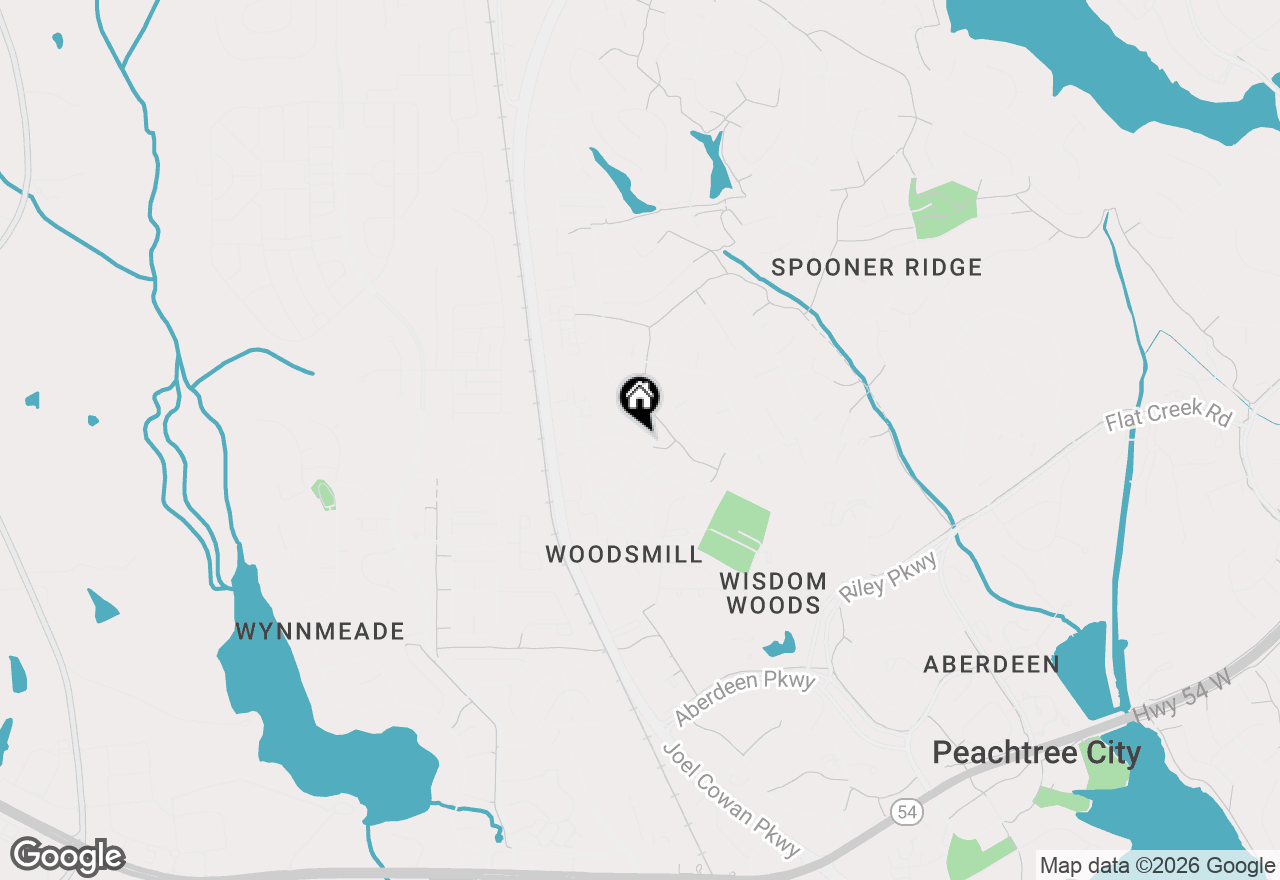 Map of 602 W Manor, Peachtree City, GA 30269