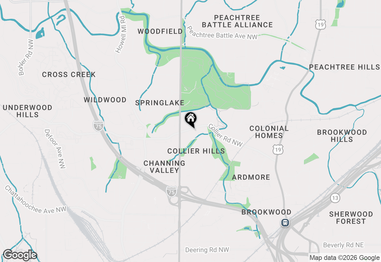 Map of 570 Collier Road, Atlanta, GA 30318