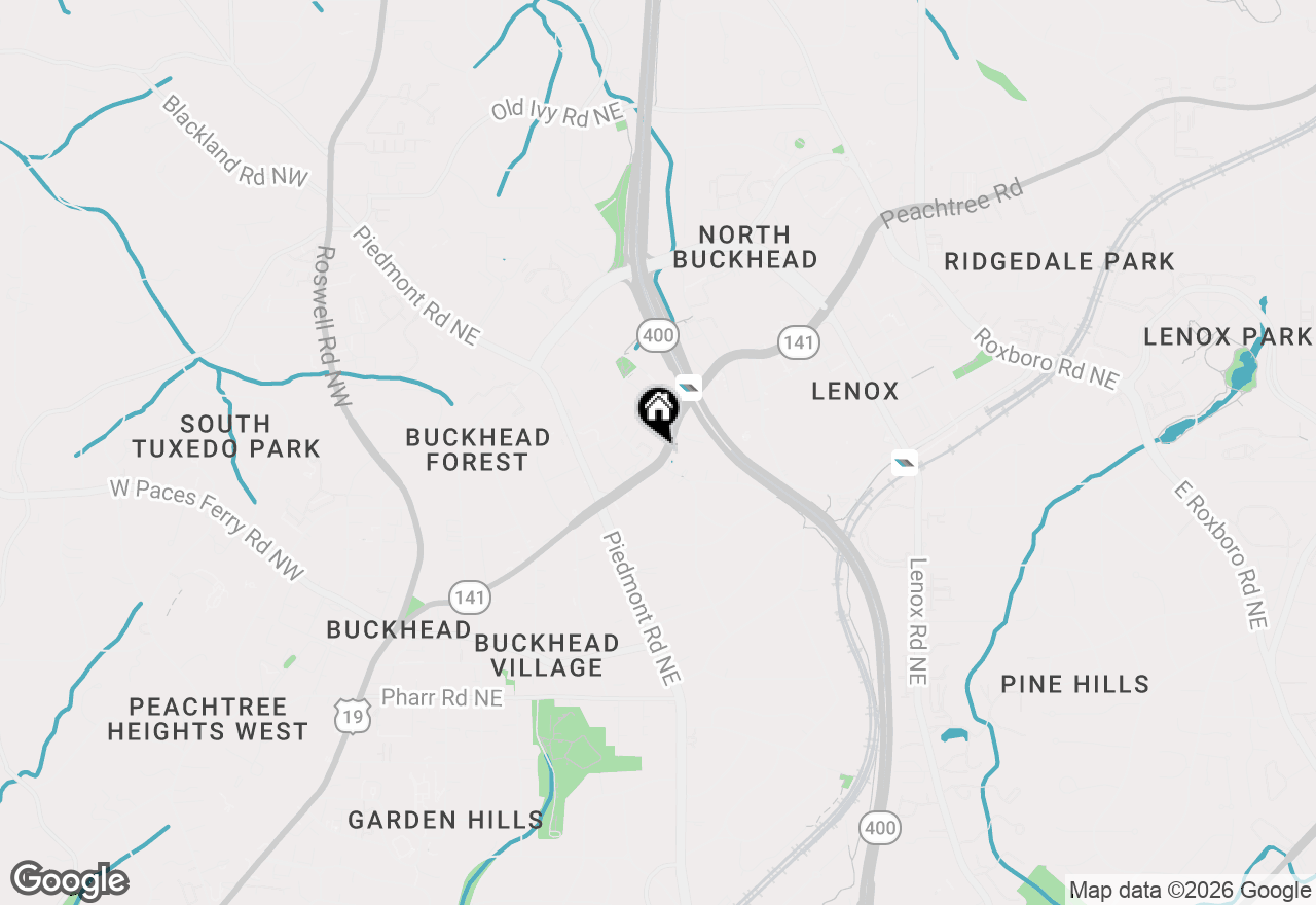 Map of 3324 Peachtree Road Ne #2713, Atlanta, GA 30326