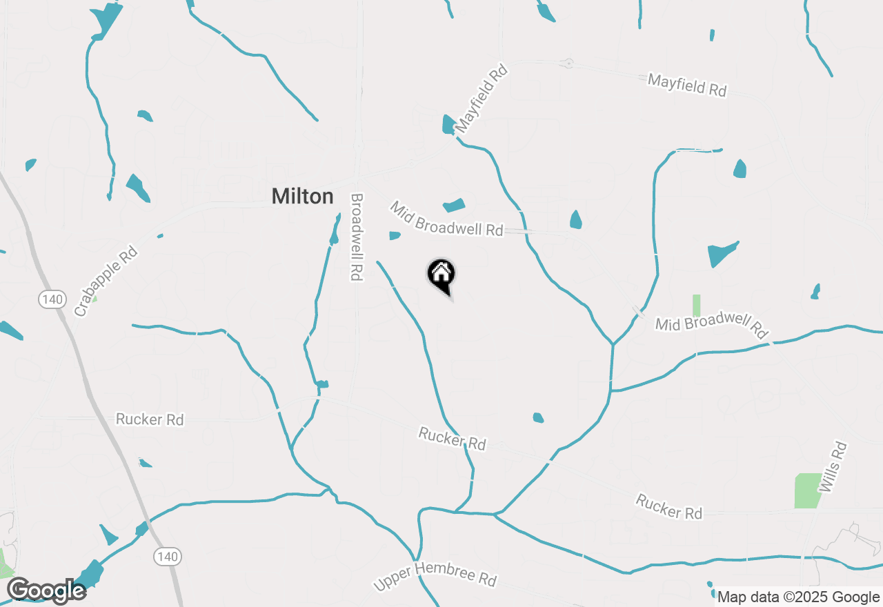 Map of 12410 Charlotte Drive, Alpharetta, GA 30004