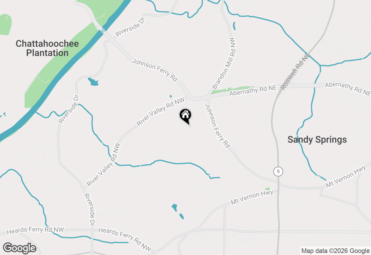 Map of 6490 Scott Valley Road, Sandy Springs, GA 30328