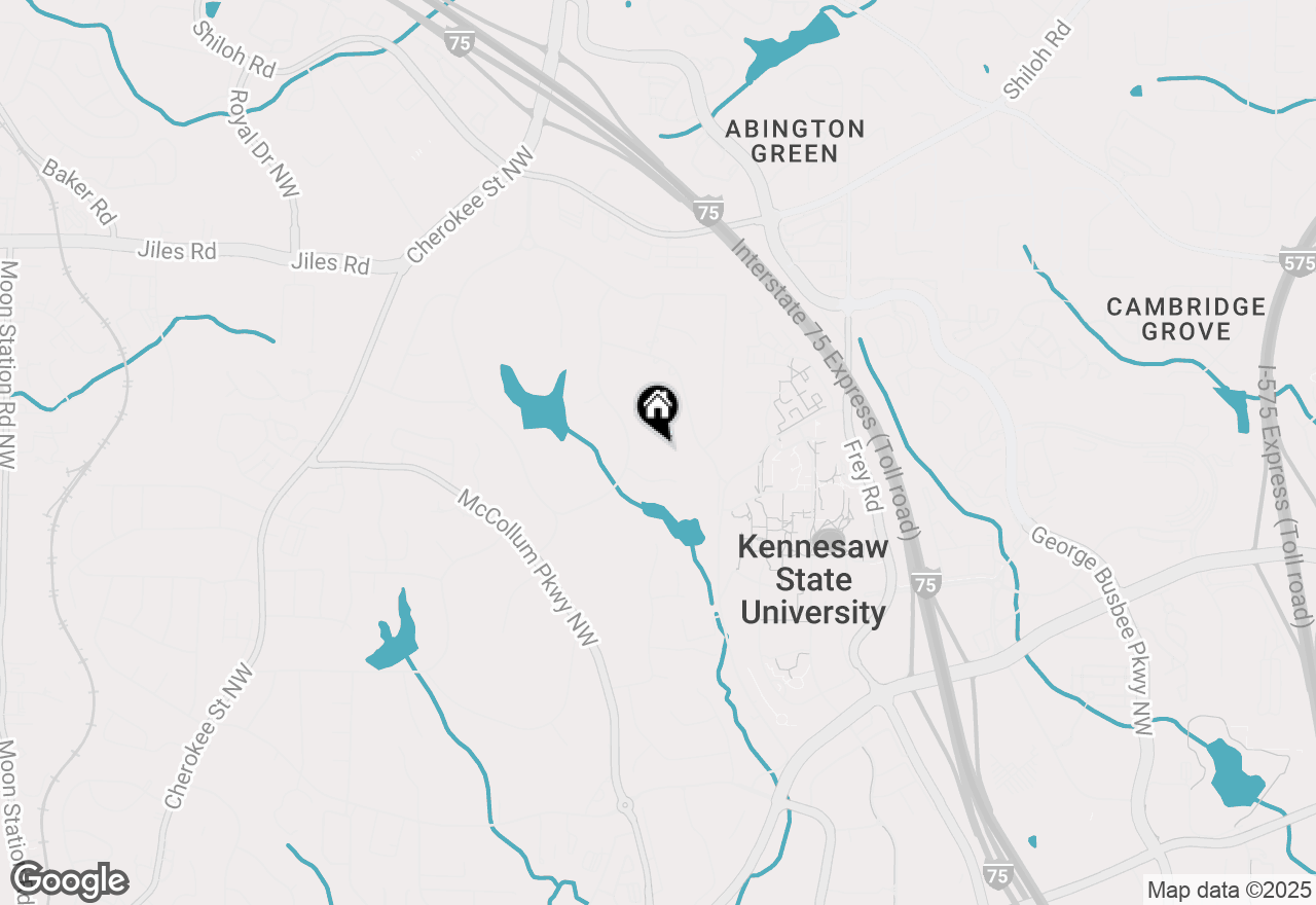 Map of 1323 Frey Lake Court, Kennesaw, GA 30144