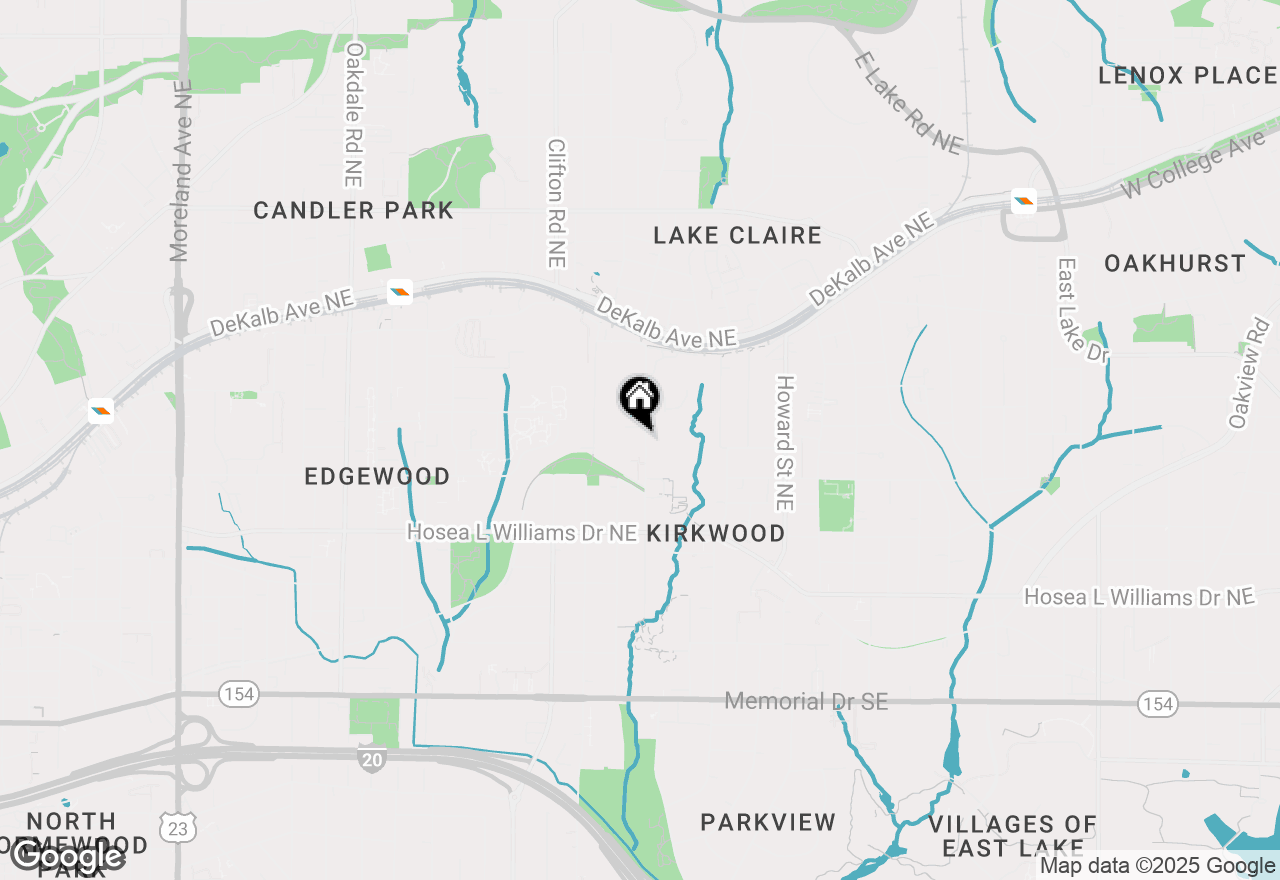 Map of 112 Rogers Street Ne #408, Atlanta, GA 30317