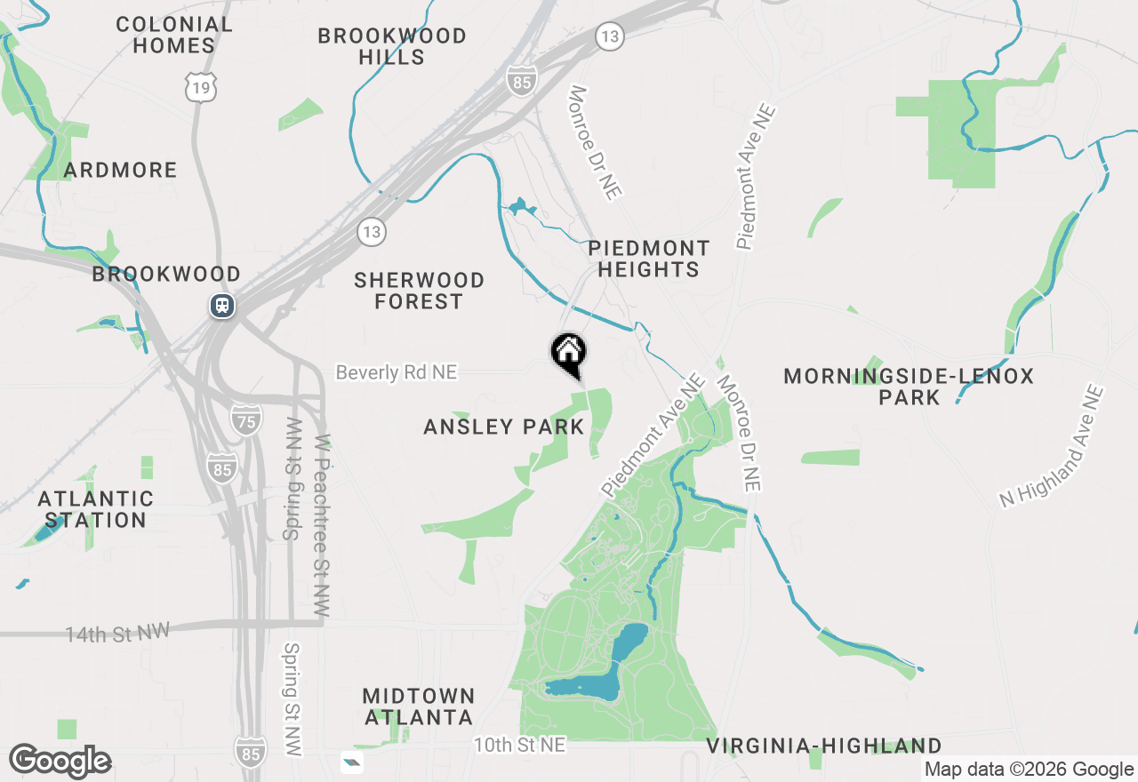 Map of 11 Polo Drive, Atlanta, GA 30309