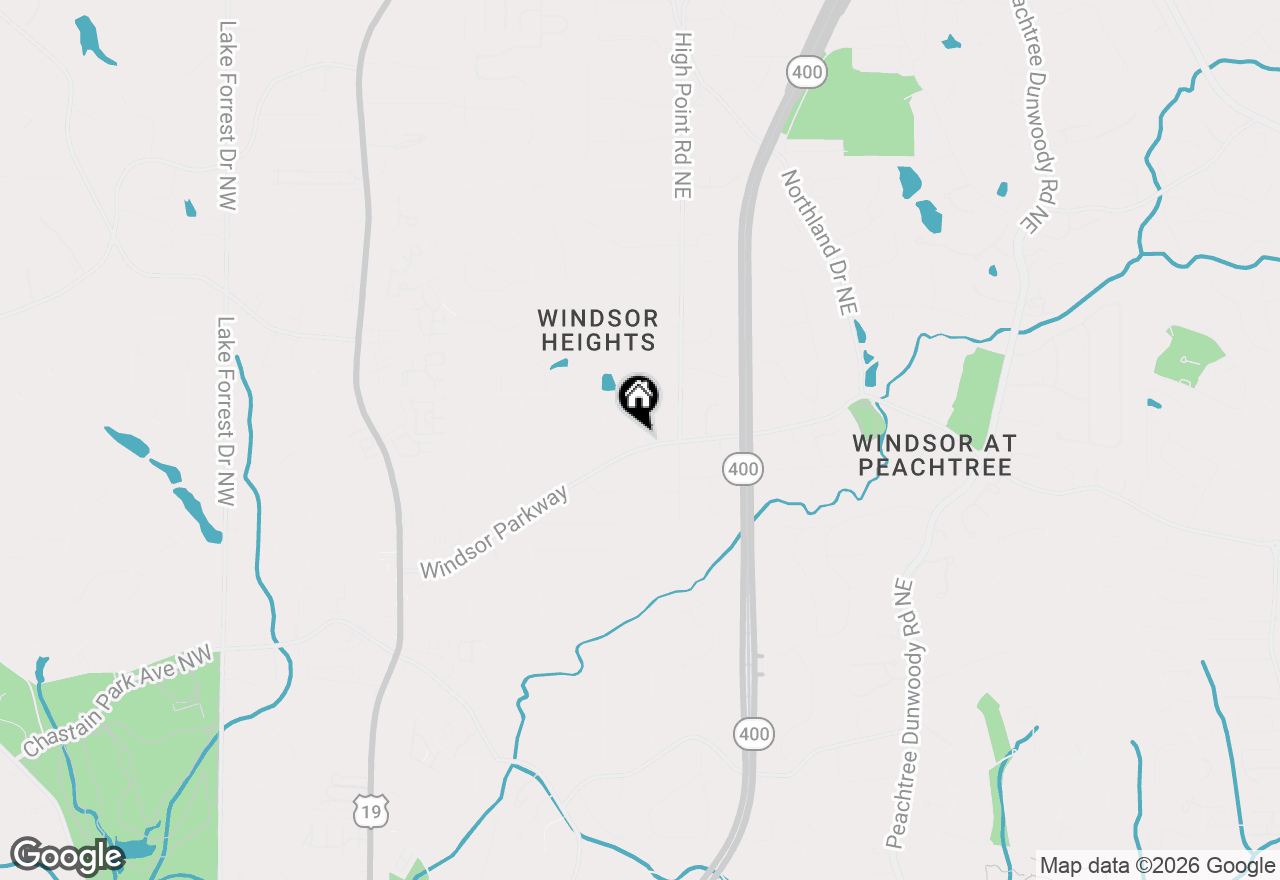Map of 550 Windsor Parkway, Atlanta, GA 30328
