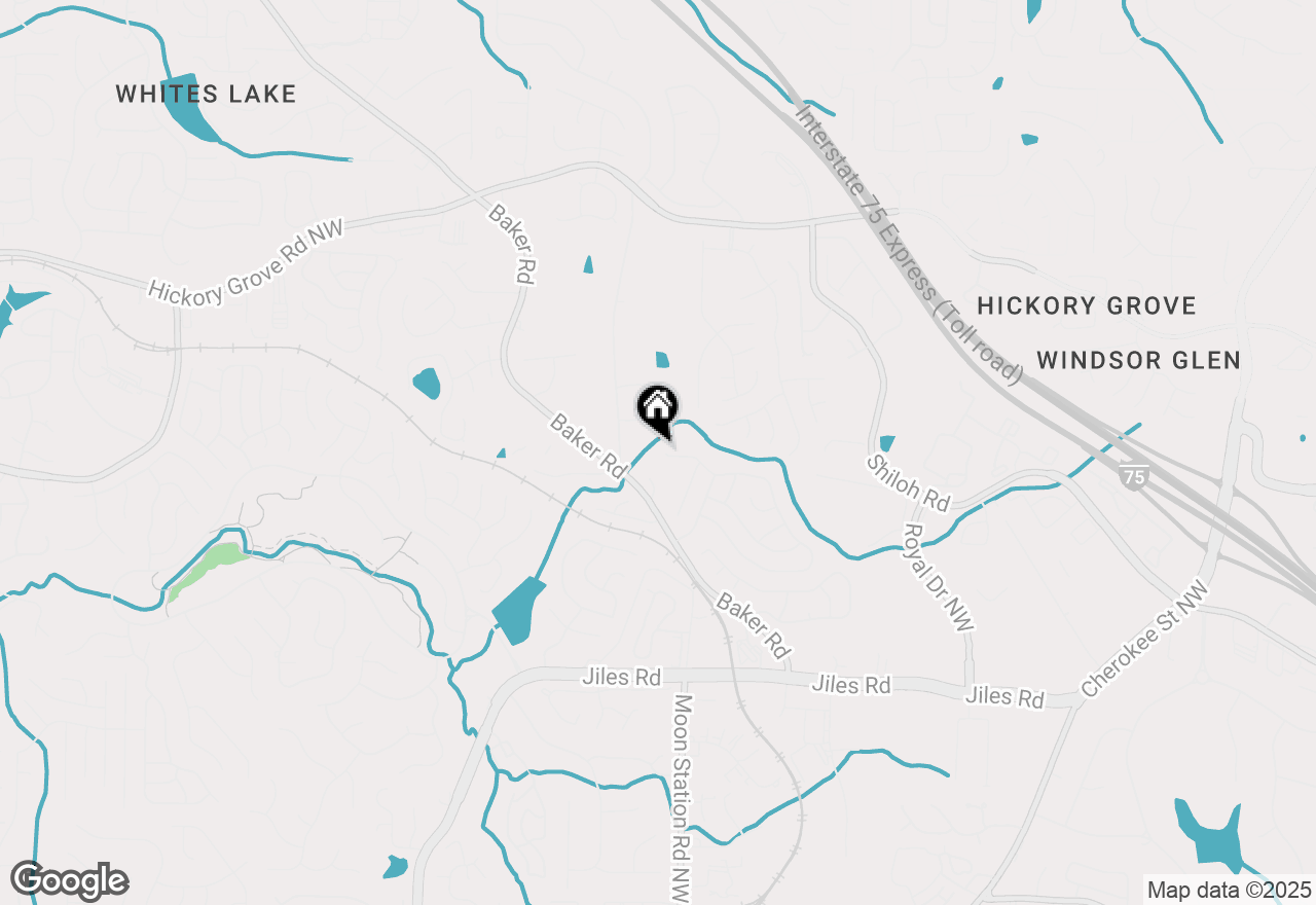 Map of 2264 Serenity Drive Nw, Acworth, GA 30101