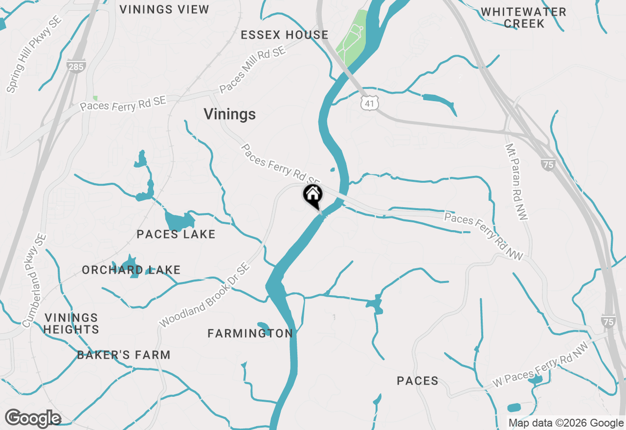 Map of 3941 Paces Ferry Drive Se, Atlanta, GA 30339