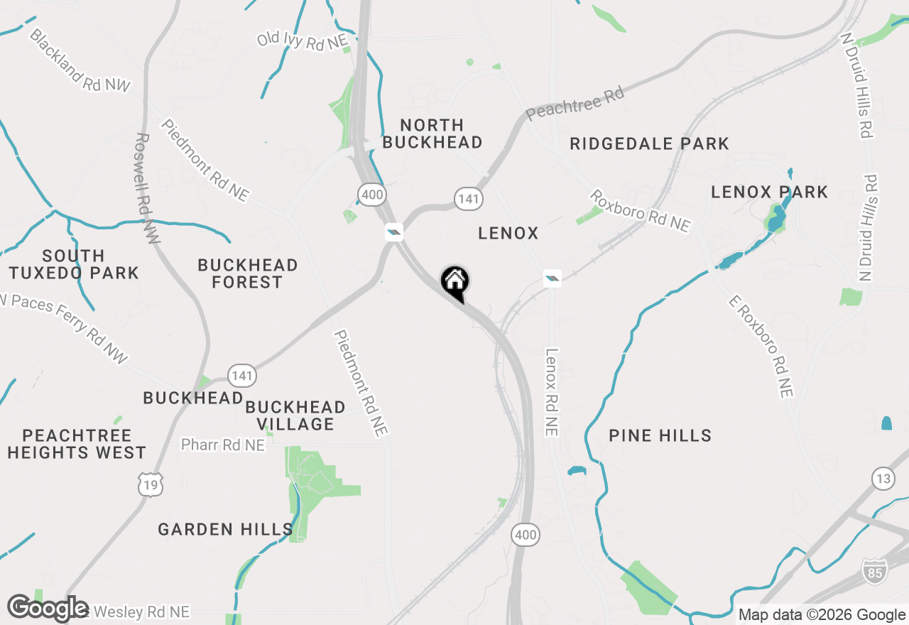 Map of 833 Martina Drive Ne, Atlanta, GA 30305