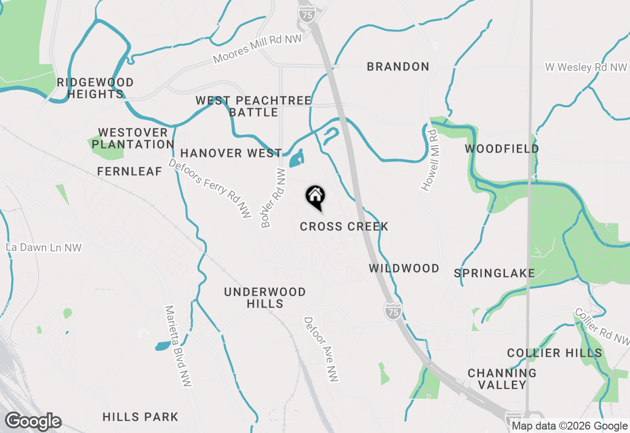 Map of 175 Maribeau Square Nw, Atlanta, GA 30327