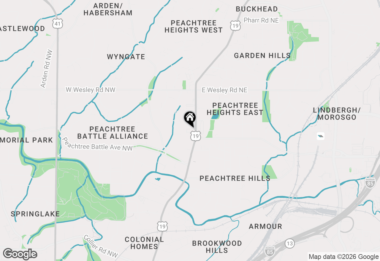 Map of 2520 Peachtree Road #603, Atlanta, GA 30305