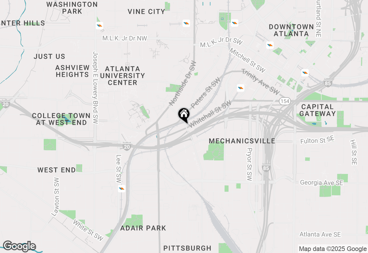 Map of 505 Whitehall Street Sw #200, Atlanta, GA 30303