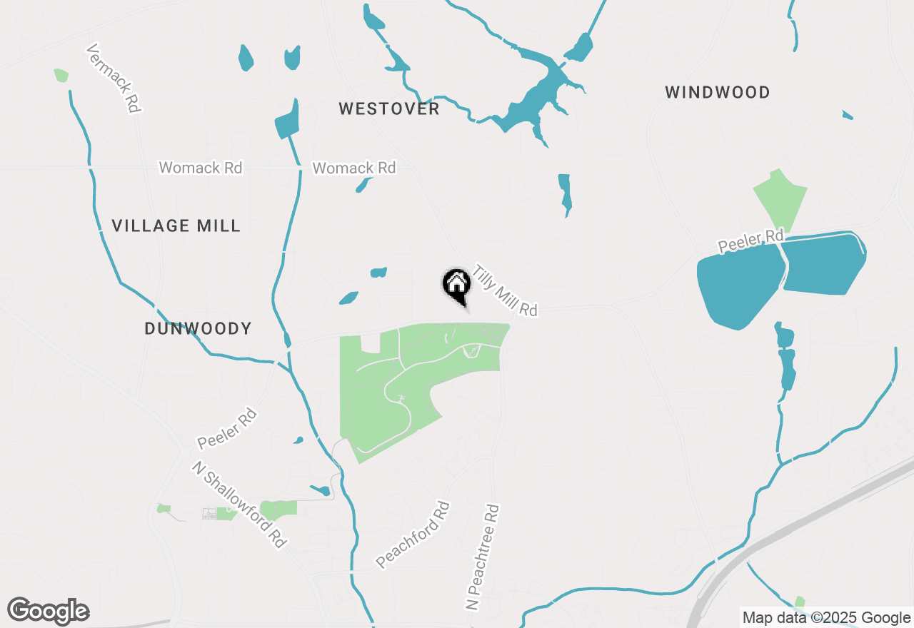 Map of 2368 Peeler Road, Dunwoody, GA 30338