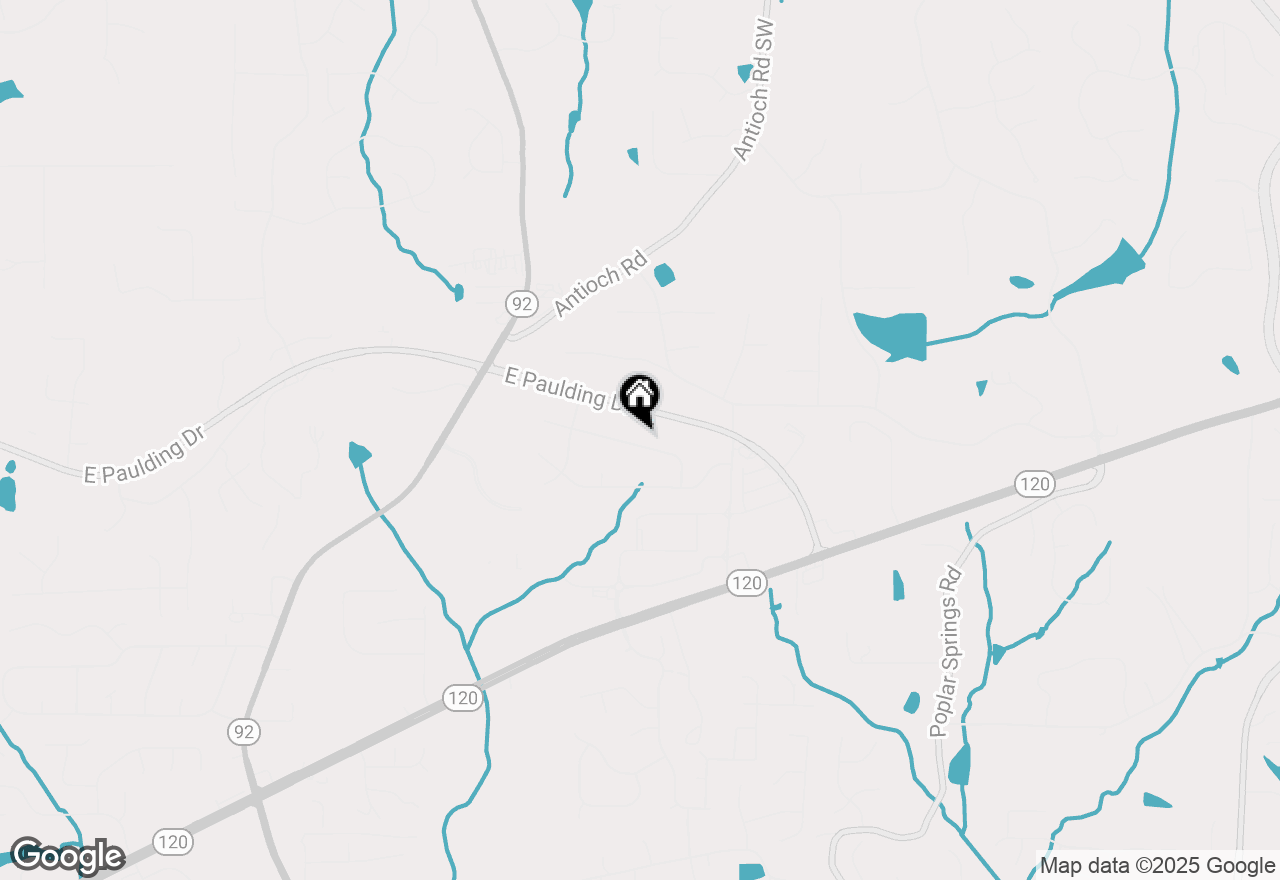 Map of 165 Fox Creek Drive, Dallas, GA 30157