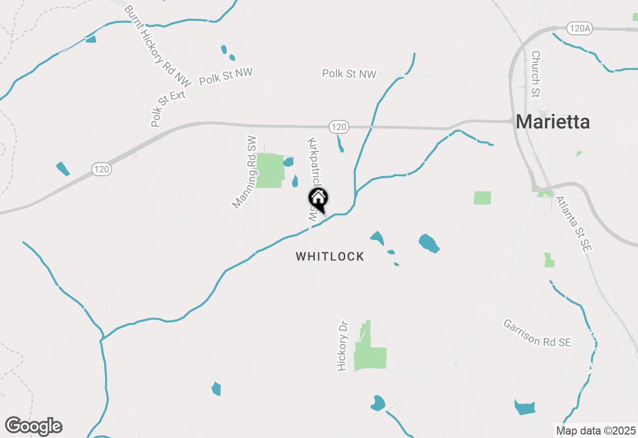Map of 305 Brookwood Drive Sw, Marietta, GA 30064