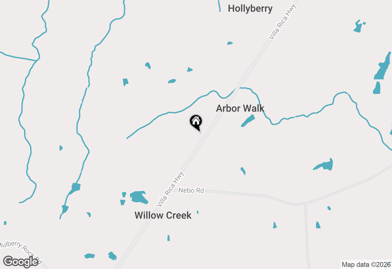 Map of 206 Emily Drive, Dallas, GA 30157