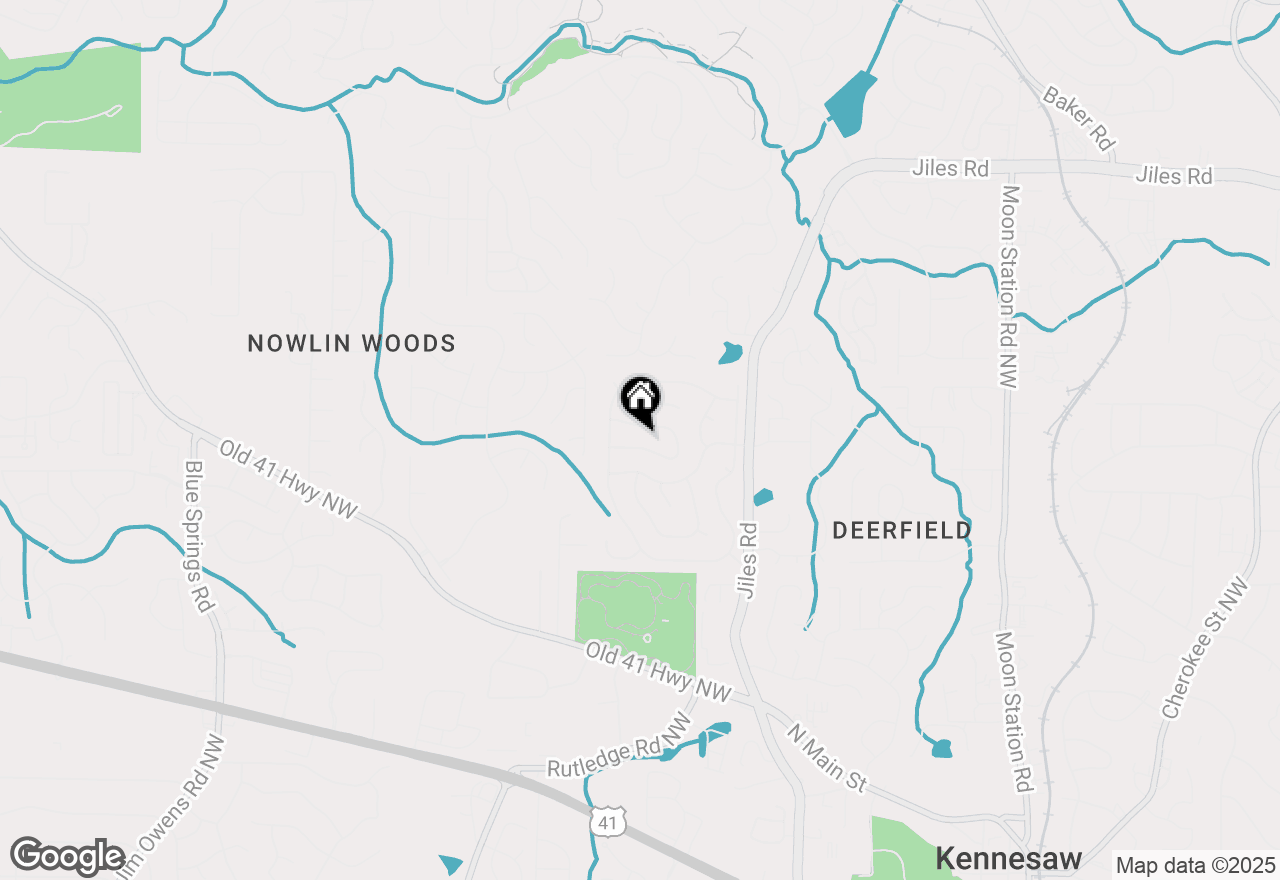 Map of 2880 Cressington Bend Nw, Kennesaw, GA 30144