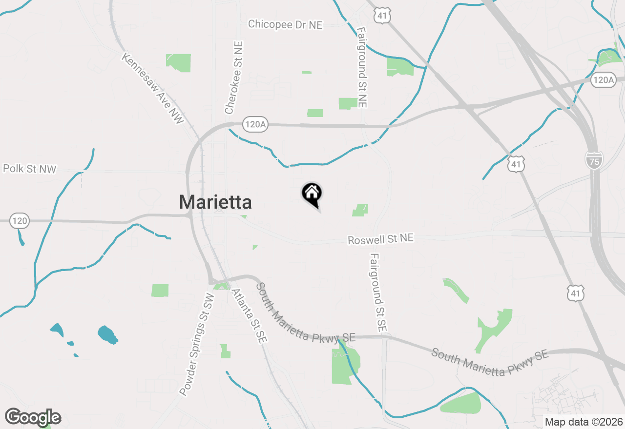 Map of 351 Washington Avenue Ne #209, Marietta, GA 30060