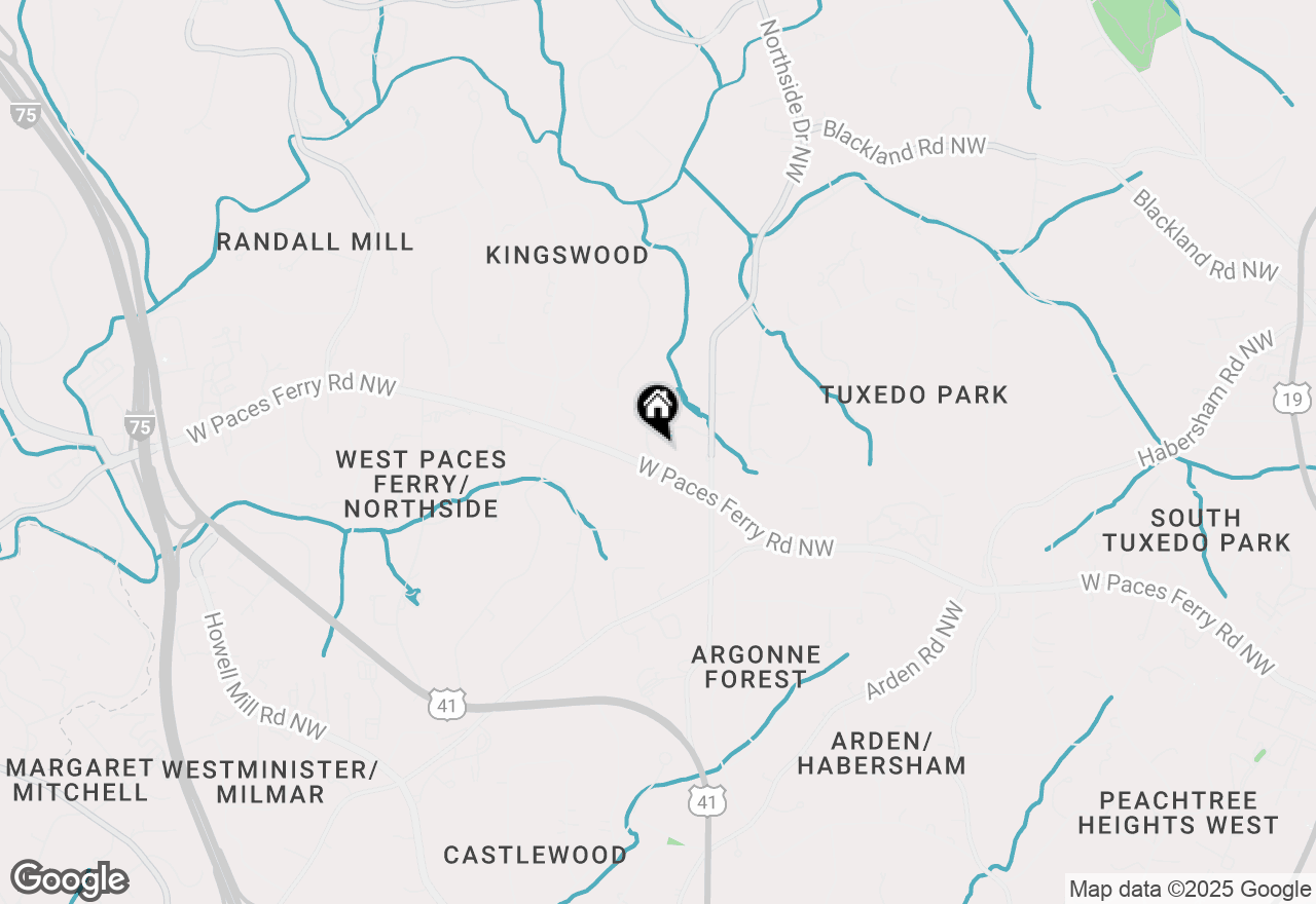 Map of 675 W Paces Ferry Road Nw, Atlanta, GA 30327