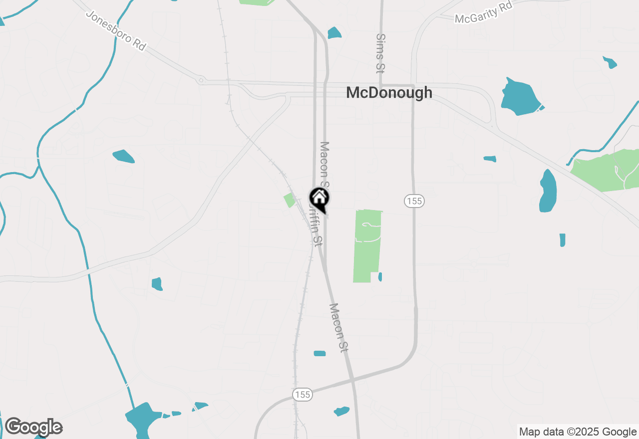 Map of 349 Macon Street, Mcdonough, GA 30253
