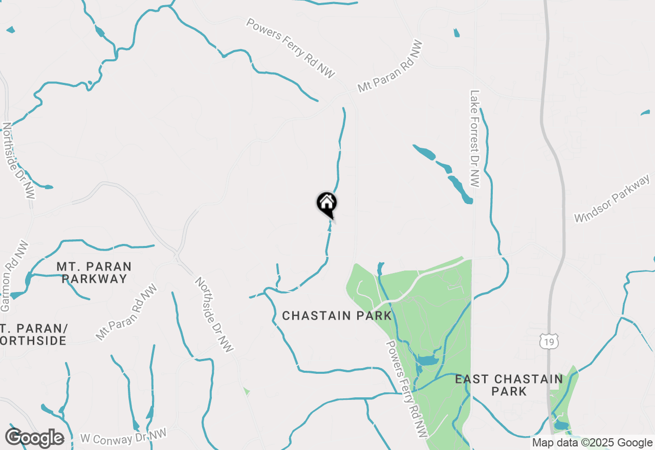 Map of 4555 Runnemede Road Nw, Atlanta, GA 30327