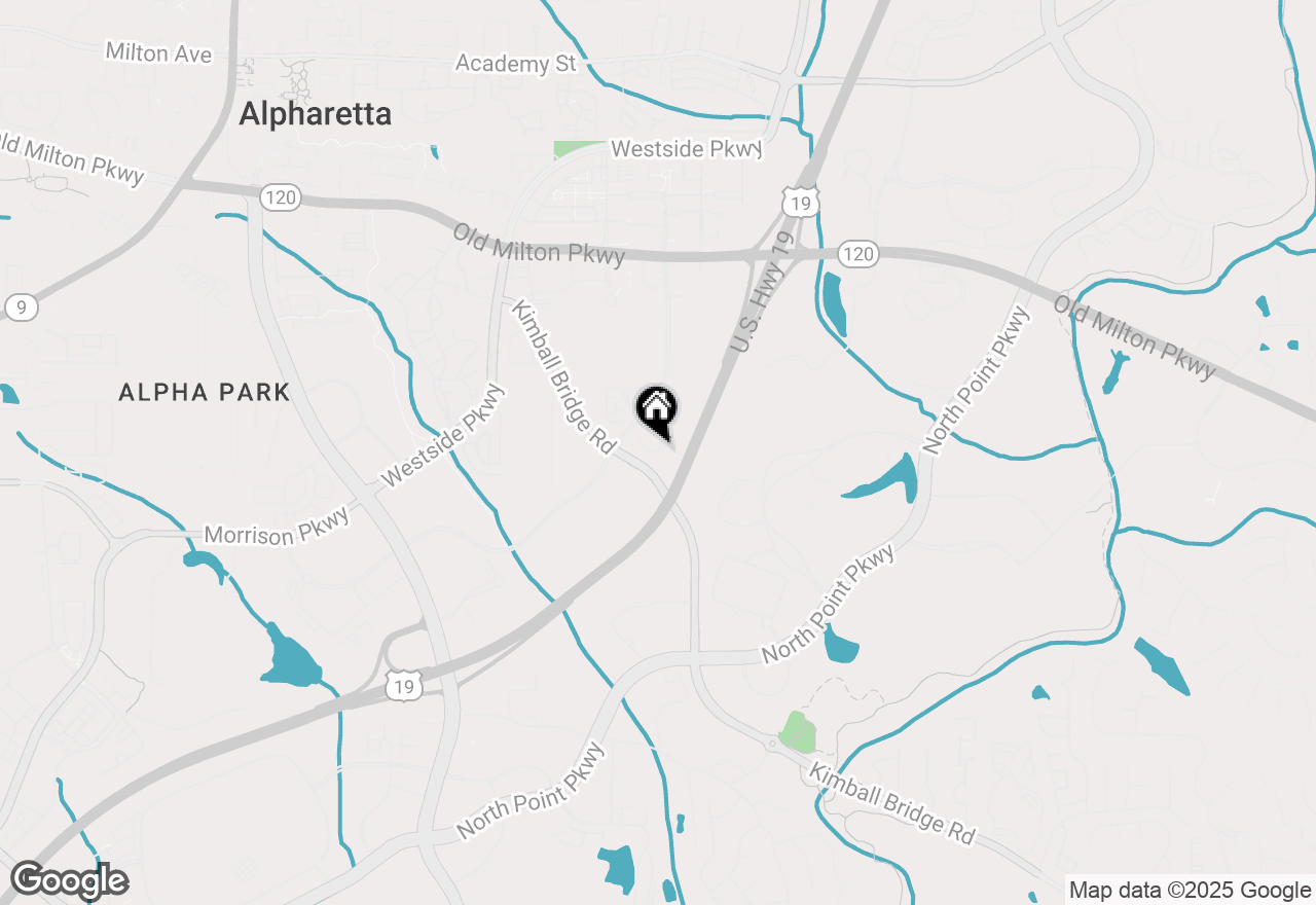 Map of 619 Hanlon Way, Alpharetta, GA 30009