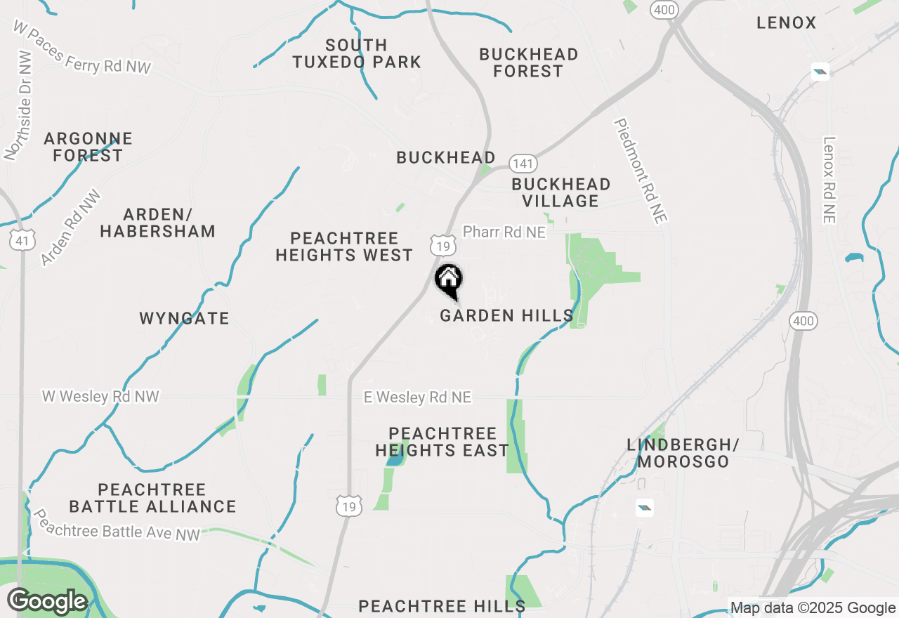 Map of 55 Delmont Drive Ne #D1, Atlanta, GA 30305