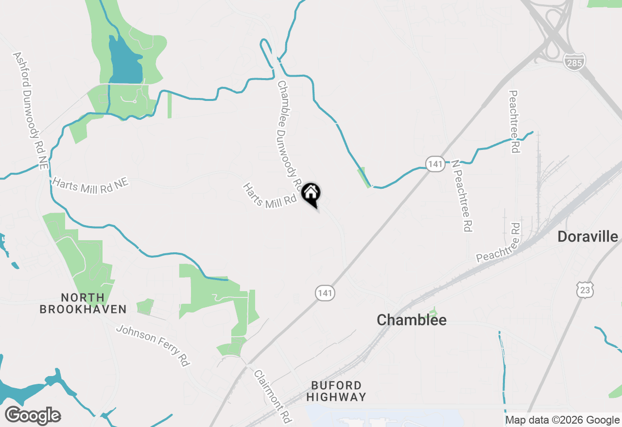 Map of 3677 School Street, Atlanta, GA 30341