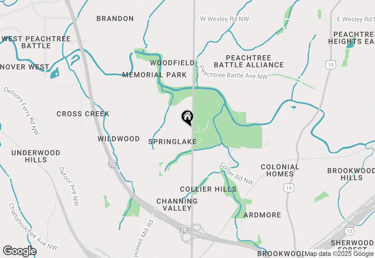 Map of 615 Wilson Road Nw, Atlanta, GA 30318