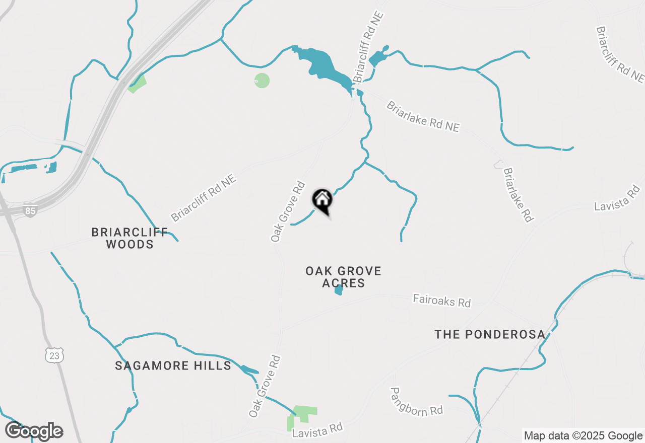 Map of 1892 Mercedes Court Ne, Atlanta, GA 30345