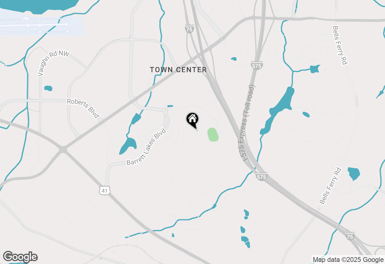 Map of 1975 Hoods Fort Circle Nw #24, Kennesaw, GA 30144