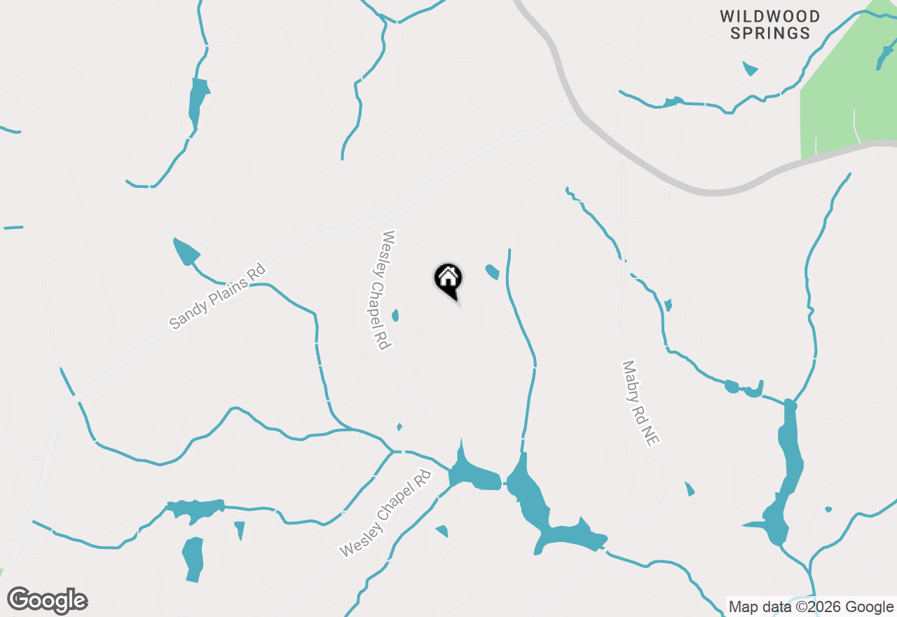 Map of 4011 Chapel Grove Drive, Marietta, GA 30062