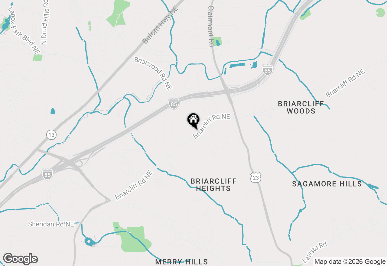 Map of 2920 Briarcliff Road Ne, Atlanta, GA 30329