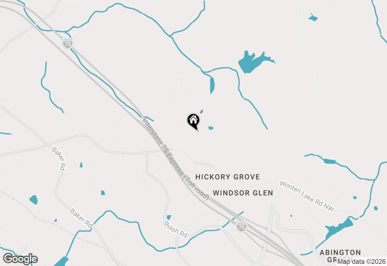 Map of 1847 Tranquil Field Drive Nw, Acworth, GA 30102