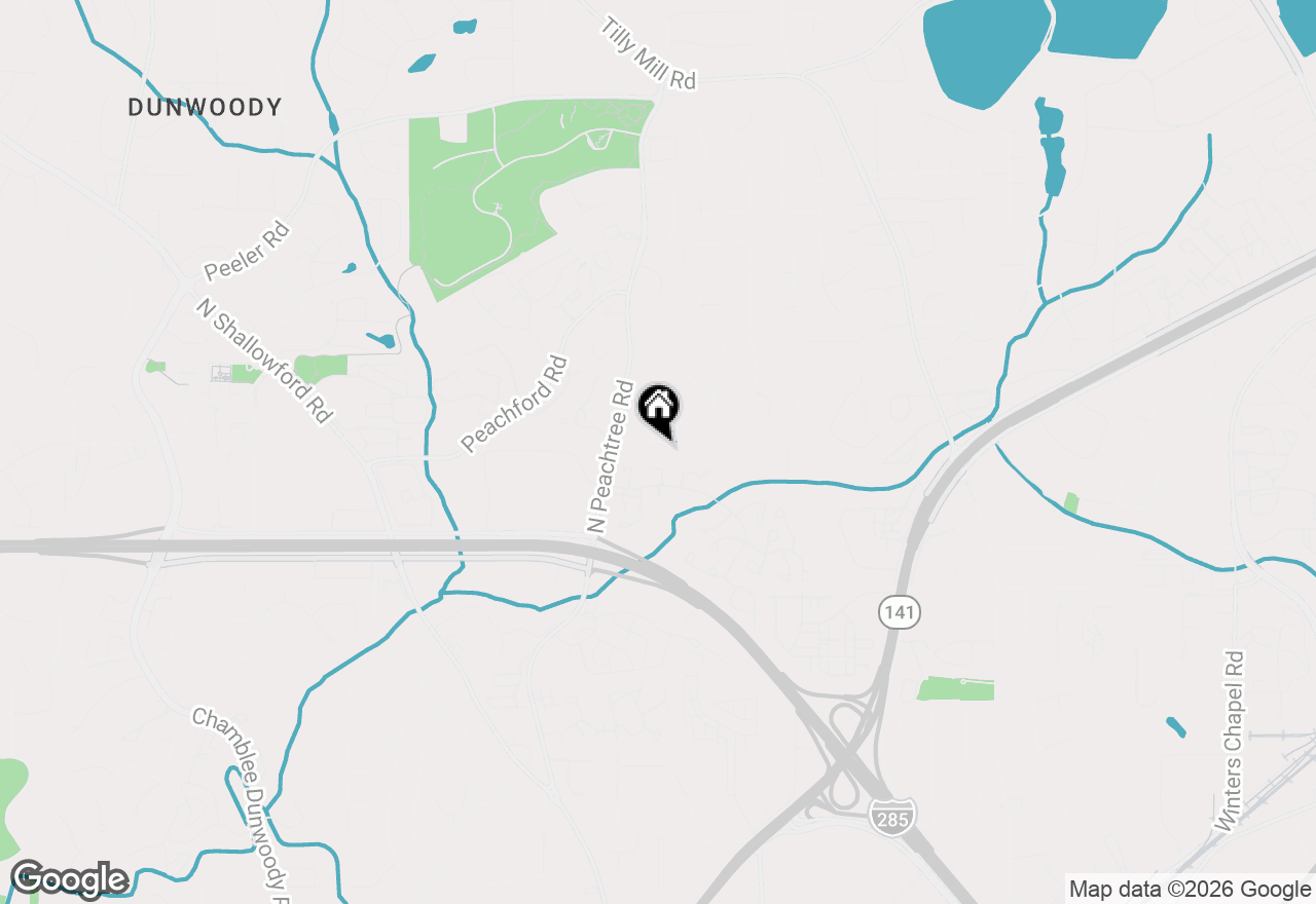 Map of 4331 E Kings Point Circle, Dunwoody, GA 30338