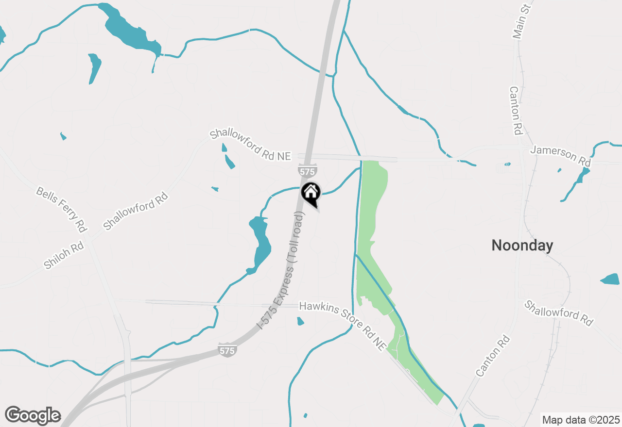 Map of 4621 Kings Crossing Drive Ne, Kennesaw, GA 30144