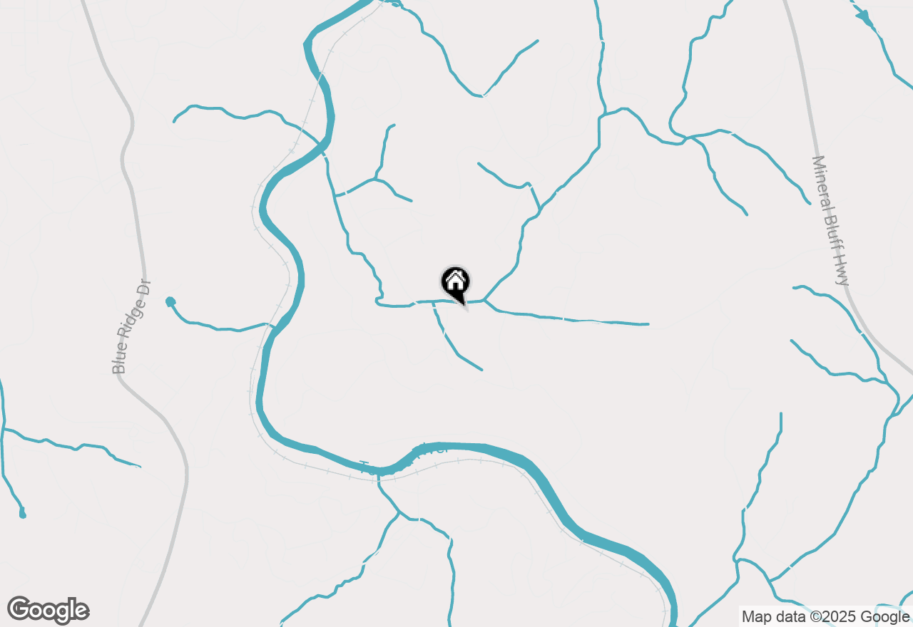 Map of 35 Indian Trace, Mineral Bluff, GA 30559