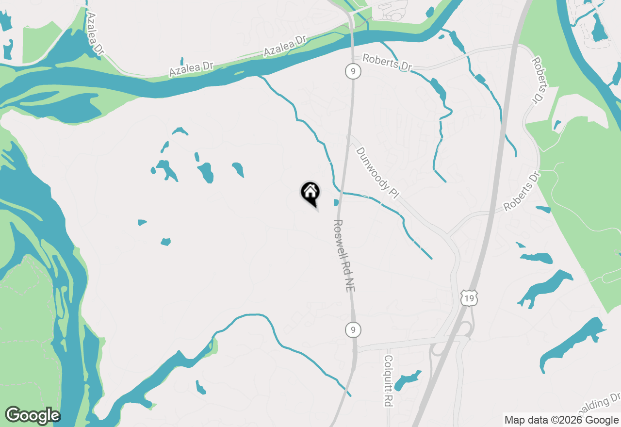 Map of 300 Waterpine Court, Sandy Springs, GA 30350