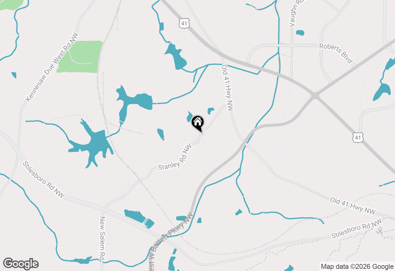 Map of 1706 Pardee Drive, Kennesaw, GA 30152